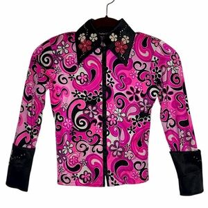 Hobby Horse Pink and Black Patterned Children’s Shirt